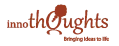 Logo with the text "innothoughts" and tagline "Bringing Ideas to Life.