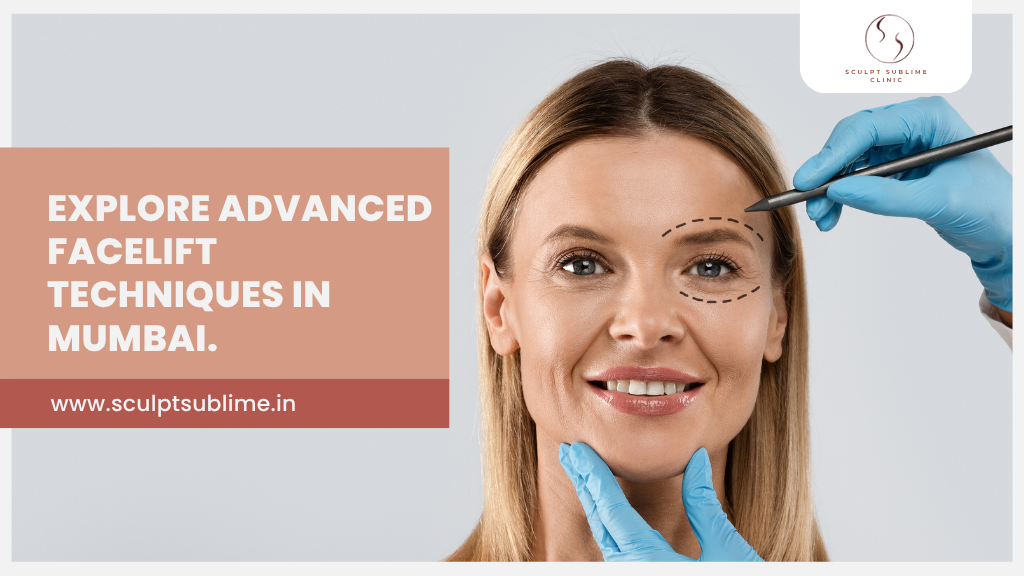 Woman undergoing consultation for advanced facelift techniques at Sculpt Sublime Clinic in Mumbai.