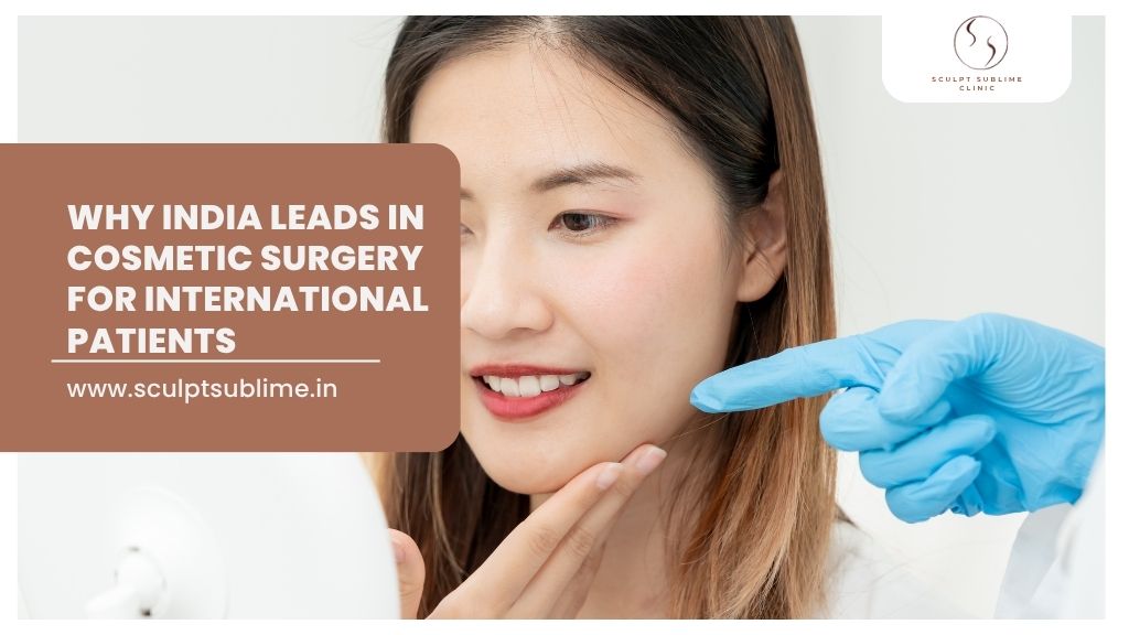 A woman consulting a cosmetic surgeon, highlighting India's expertise in cosmetic surgery for international patients.
