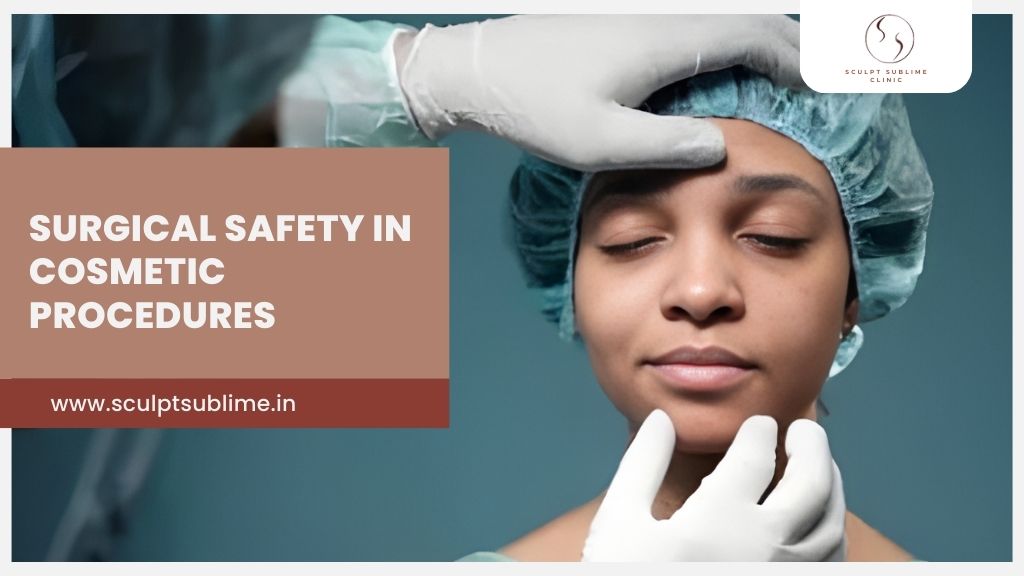 Surgeon examining a patient’s face before cosmetic surgery, emphasizing safety and pre-operative assessment.