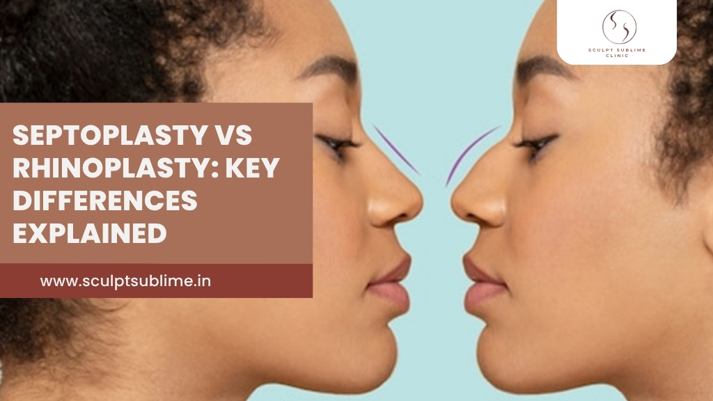 Septoplasty vs Rhinoplasty